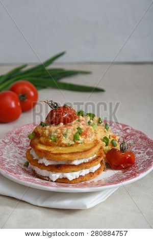 Colombian Scrambled Eggs Huevos Pericos With Tomato And Onion