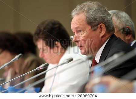 Mosca - 8 luglio: Ministro di regi della Federazione Russa, Presidente del XV Confe