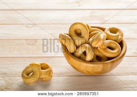 Savory Taralli As A Tradizional Italian Snack