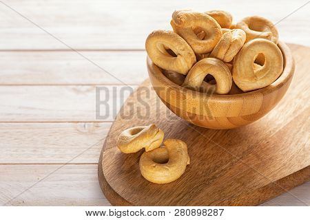 Savory Taralli As A Tradizional Italian Snack