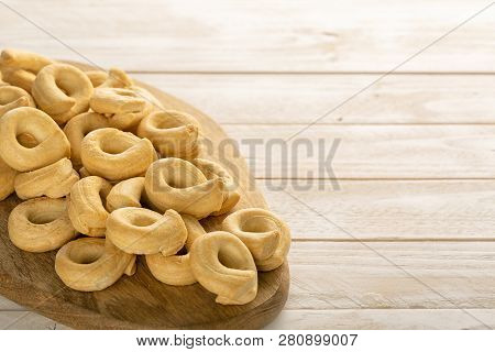 Savory Taralli As A Tradizional Italian Snack