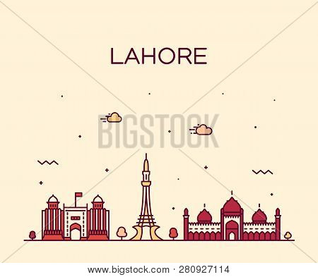 Laholm Skyline Halland County Sweden City Vector