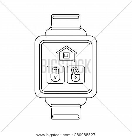 Vector Design Of Laptop And Device Sign. Set Of Laptop And Server Stock Symbol For Web.
