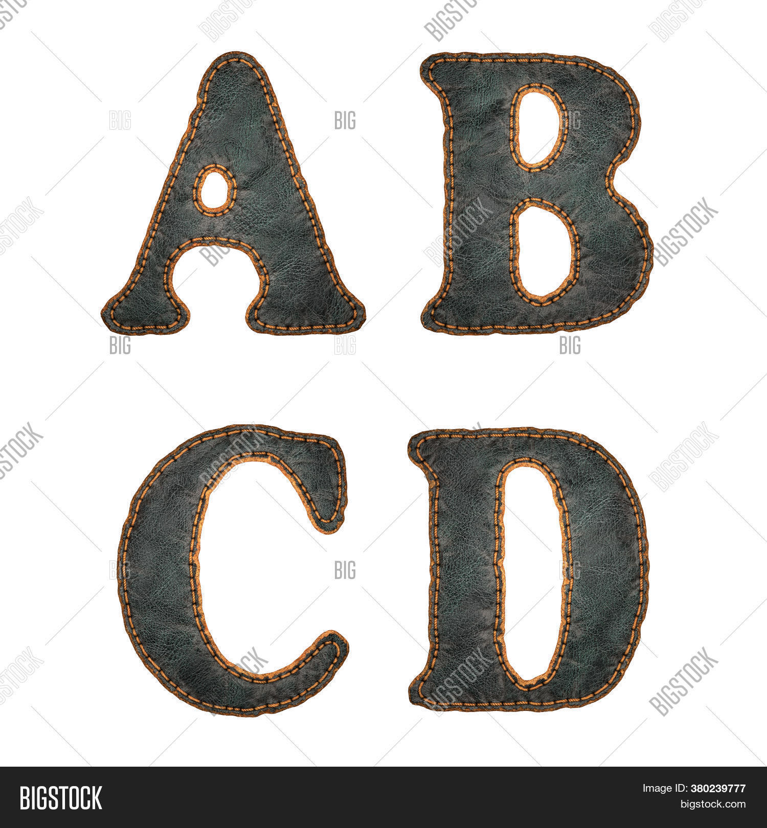 Set Leather Letters , Image & Photo (Free Trial) Bigstock
