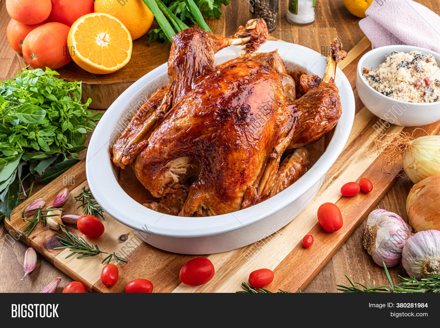 Turkey Roasted Bowl, Image & Photo (Free Trial) Bigstock