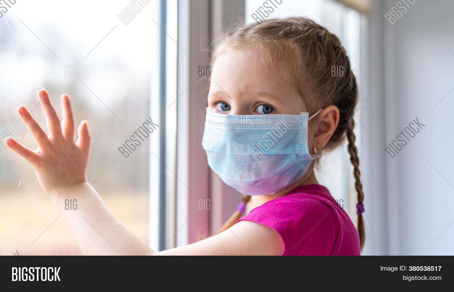 Little Girl Covid19 Image & Photo (Free Trial) Bigstock