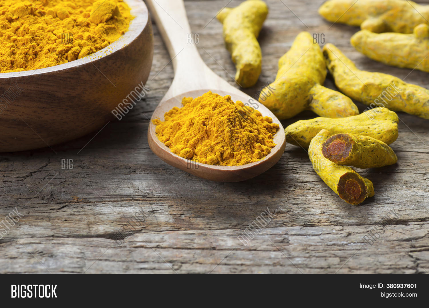 Turmeric Peeled Root Image & Photo (Free Trial) Bigstock