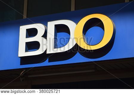 Manila, Ph - Feb 5 - Bdo Banco De Oro Bank Signage On February 5, 2019 In Manila, Philippines.