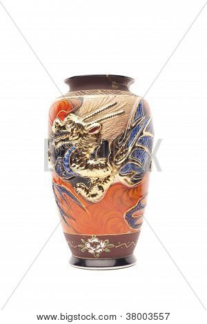 Cracked Chinese Vase