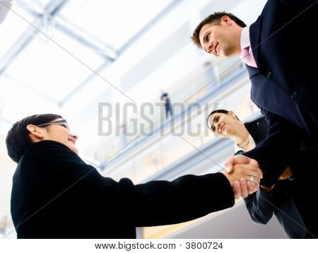 Business håndtryk