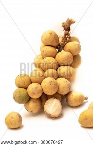 Thai Fruit,wollongong Isolated On White Background.