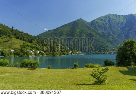 Lake Of Ledro, Trento, Trentino Alto Adige, Italy, At Summer
