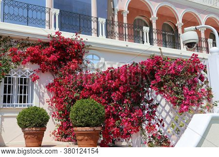 Nice, France- June 17, 2014: Villa Ephrussi De Rothschild In Saint Jean Cap Ferrat