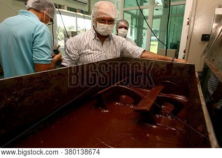 Ilheus, Bahia / Brazil - July 7, 2011: Organic Chocolate Factory In The City Of Ilheus, In Southern 
