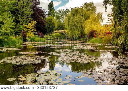 Gardens Of Painter Claude Monet In Giverny, France