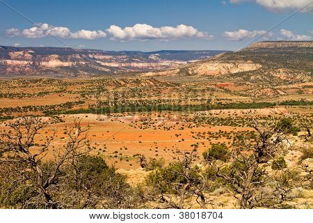 Paesaggio deserto del nuovo Messico