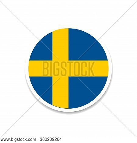 National flag of Sweden, Sweden flag in standard proportion color mode RGB. Sweden flag. Sweden flag icon, Sweden flag, Sweden flag image, Sweden vector image, Sweden flag png, Sweden flag jpg, flag of national of Sweden.