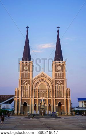 Chantaburi, Thailand - 10 August 2020 : The Cathedral Of The Immaculate Conception Is A Catholic Chu