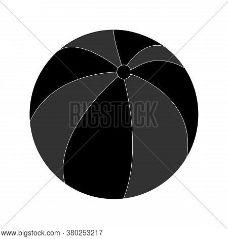 Toy Ball Vector Illustration. Isolated On White.