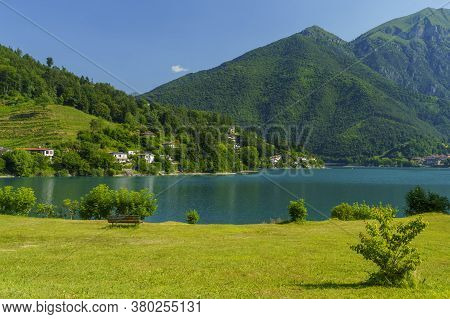 Lake Of Ledro, Trento, Trentino Alto Adige, Italy, At Summer