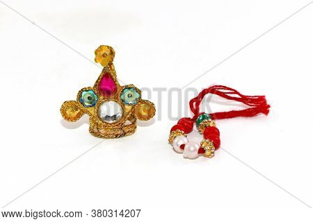 Lord Krishna's ( Laddu Gopal Dress) Dress Isolated On White Background
