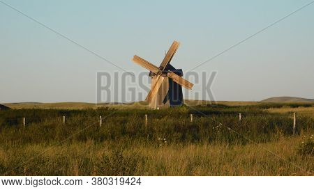 Your Eyes Are Presented To The Mill, Which Can Be Seen On The Way To Arkaim. Russia.