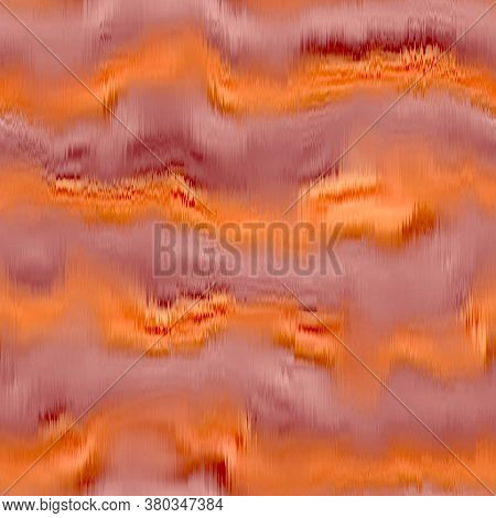 Blurry Silk Dark Moody Tie Dye Texture Background. Wavy Irregular Bleeding Wave Seamless Pattern. At