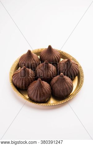 Chocolate Modak - Indian Sweet Food Offered To Lord Ganesha On Chaturthi