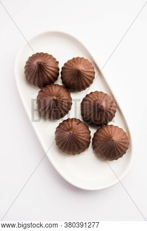 Chocolate Modak - Indian Sweet Food Offered To Lord Ganesha On Chaturthi