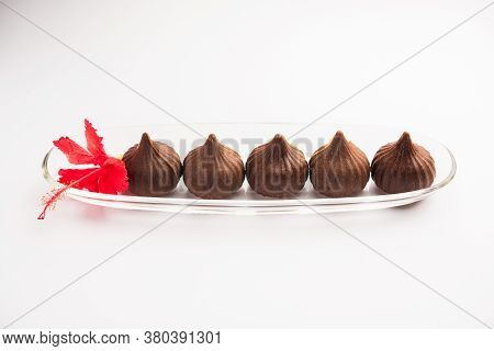 Chocolate Modak - Indian Sweet Food Offered To Lord Ganesha On Chaturthi