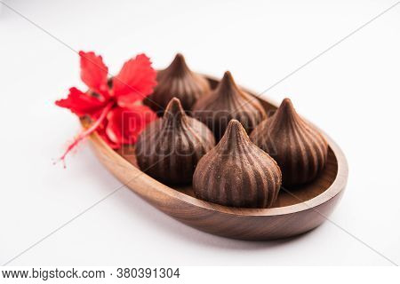 Chocolate Modak - Indian Sweet Food Offered To Lord Ganesha On Chaturthi