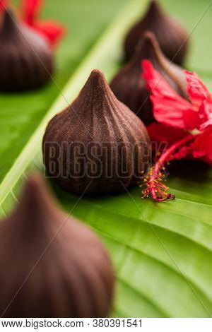 Chocolate Modak - Indian Sweet Food Offered To Lord Ganesha On Chaturthi