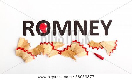 Red Pencil (broken Point) For Voting The Next President