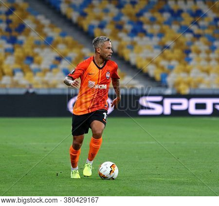 Kyiv, Ukraine - August 5, 2020: Marlos Of Shakhtar Donetsk In Action During The Uefa Europa League G