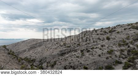 Cliffs Surrounding The Pustinja Blaca, Deserted Remote Area On The Island Of Brac In Croatia