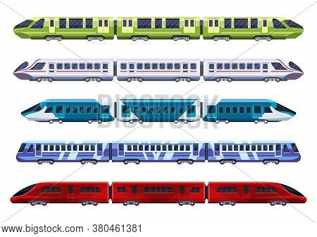 Train Or Subway Rail Locomotive Wagon, Railway