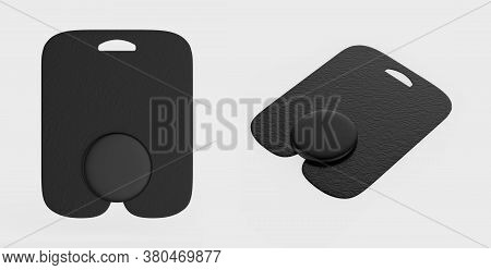 Pop Socket Isolated On A White Background Mock Up. 3d Illustration