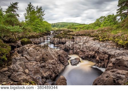 Rare Photo Of Earlstoun Linn Waterfall Exposed For The First Time In 80 Years, Usually Submerged, Du