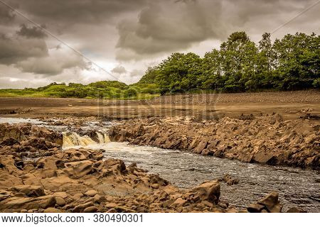 Earlstoun Loch And Reservoir Dewatered Or Drained For The First Time In 80 Years, Exposing The Origi