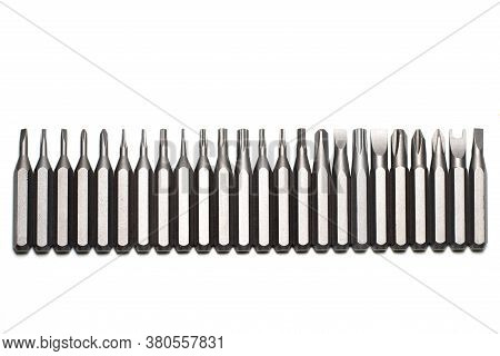 Set Of Screwdriver Bits (torx Heads). Isolate