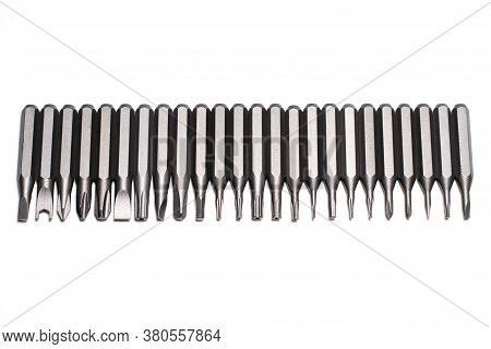 Set Of Screwdriver Bits (torx Heads). Isolate