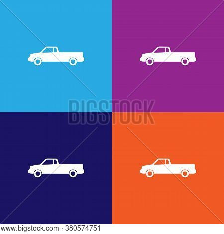 Pickup Icon. Element Of Car Type Icon. Premium Quality Graphic Design Icon. Signs And Symbols Collec