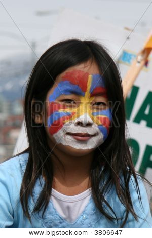 Tibetanske frihed Protest, Vancouver, Canada