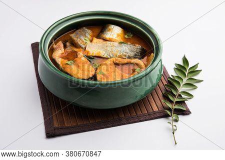 Spicy Fish Curry - Popular Indian Seafood Served With Rice