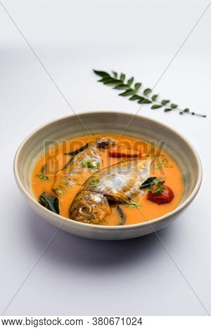 Spicy Fish Curry - Popular Indian Seafood Served With Rice