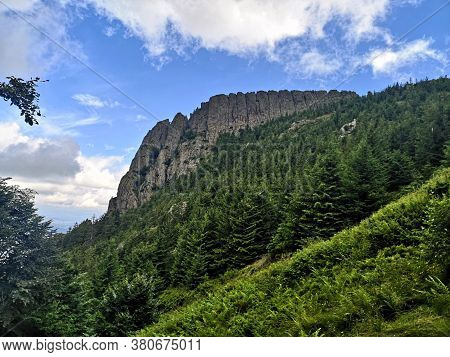 Mountain Landscape With Clouds - Gutai Mountains , Maramures, Creasta Cocosului - Cock's Comb,