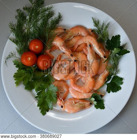 Prawns (latin. Caridea) As Food - Delicacy