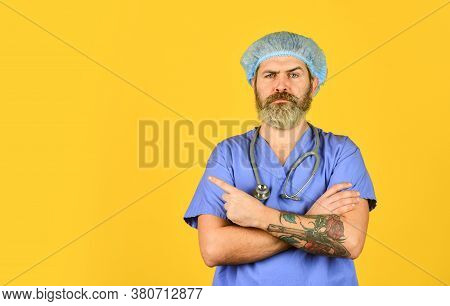 Hipster Work At Hospital. Health Care. Doctor Occupation. Medical Insurance. Incubation Period. Doct