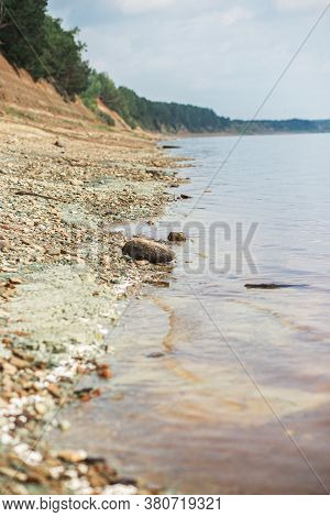 The Stone And Forest Coastline Of North Dvina