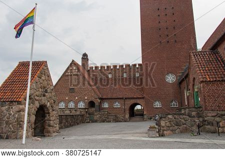 Gothenburg, Sweden - June 18 2019: Exterior View Of Masthugget Church On June 18 2019 In Gothenburg,